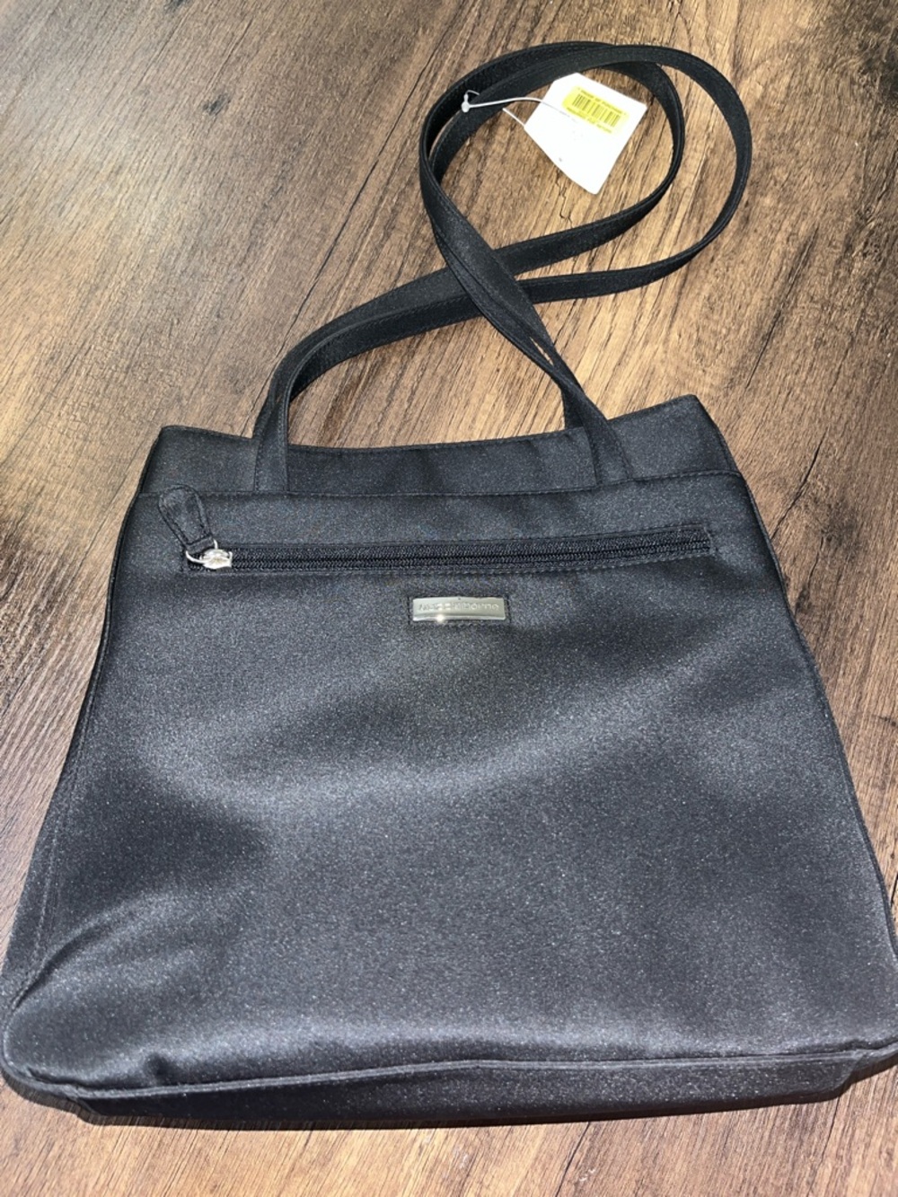 Liz Claiborne Vintage Black Suede Shoulder Bag